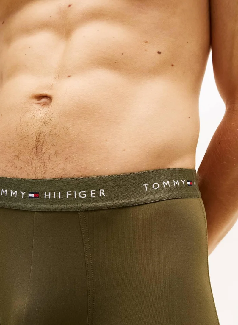 Tommy Hilfiger Blk Mnt Gry/Arm Grn 3 Pack Boxer Briefs for Men | Best Price UAE
