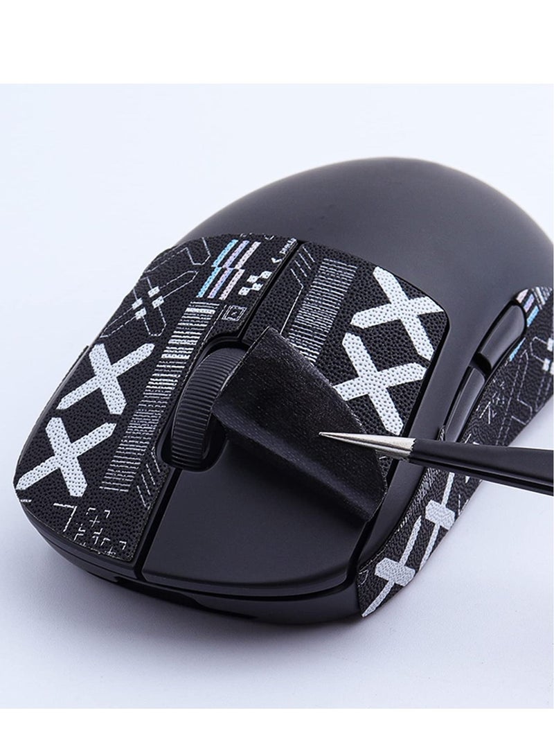 كابتن تيك Mouse Grip Tape Mouse Grip Tape for Logitech G102/G304 Anti-Slip Grip Tape for Mouse Sweat Resistant Self-Adhesive Pre Cut Professional Mice Upgrade Kit - Image 4
