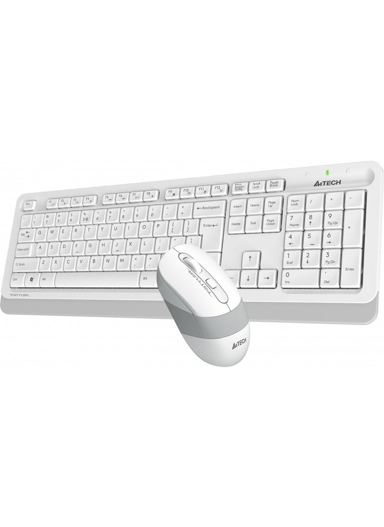 A4TECH A4 Tech FG1010 Wireless Standard White Q Keyboard + Mouse 