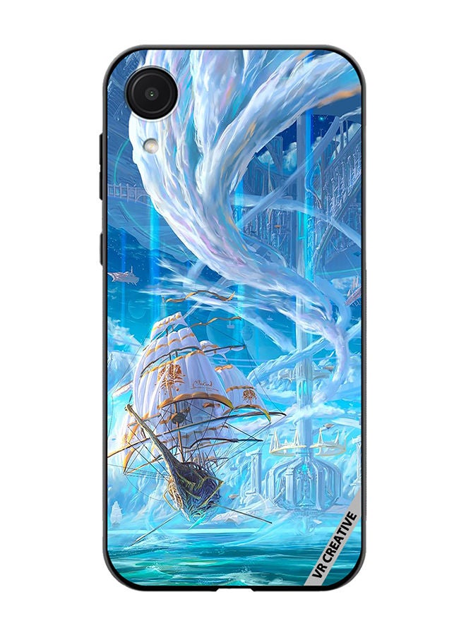 VR CREATIVE Protective Case Cover For Samsung Galaxy A03 Core Castle With Clouds Design Multicolour - Image 1