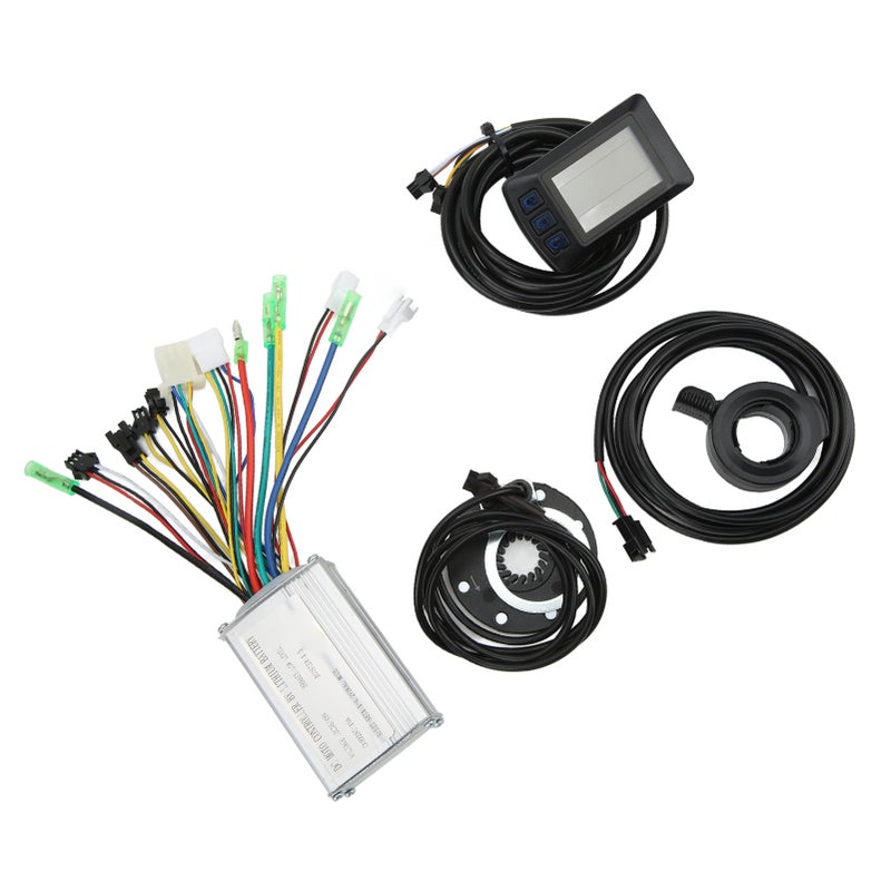 Electric Bike Motor Controller 15A Common Controller 36V 48V with OMTM3 Panel Thumb Throttle for 250W 350W Motor - Image 2