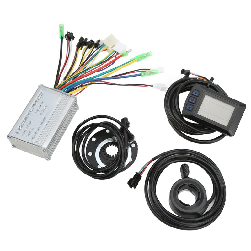 Electric Bike Motor Controller 15A Common Controller 36V 48V with OMTM3 Panel Thumb Throttle for 250W 350W Motor - Image 4