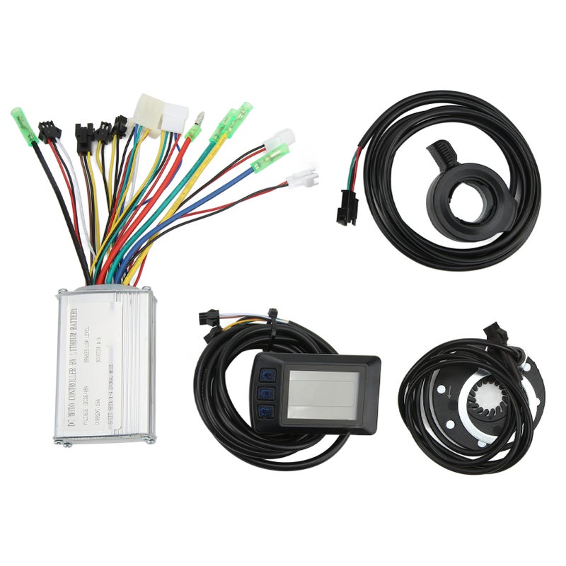 Electric Bike Motor Controller 15A Common Controller 36V 48V with OMTM3 Panel Thumb Throttle for 250W 350W Motor - Image 3
