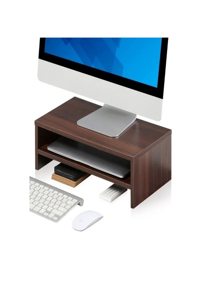 منظم مكتب ام دي اف و قشرة ميلامين - بني - Image 1