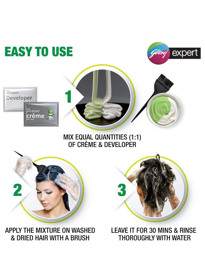 جودريج لون الشعر غودريج إكسبيرت ريتش كريم - عبوة من 4 قطع (أسود طبيعي) - Image 4