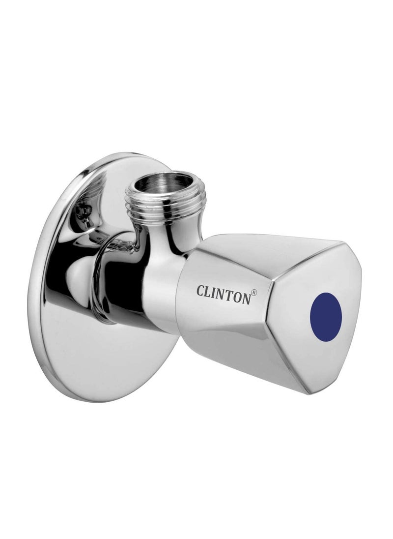 CLINTON - CLINTON Stainless Steel Chrome Plated Angle Valve_set of 1 Triangle - Image 1