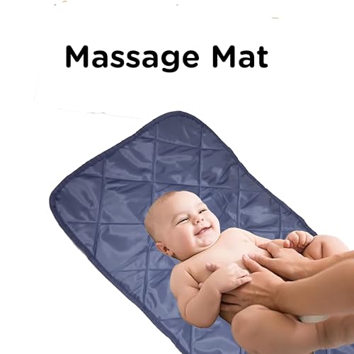 Motherly Reusable & Washable Oil Massage Mat for Newborn Baby, Portable Massage Pad, One-Hand Foldable Massage Mat, Bed Protector Water-Resistant Mat for Boys & Girls (72 x 42 cm, 0-12 Months) - Image 4