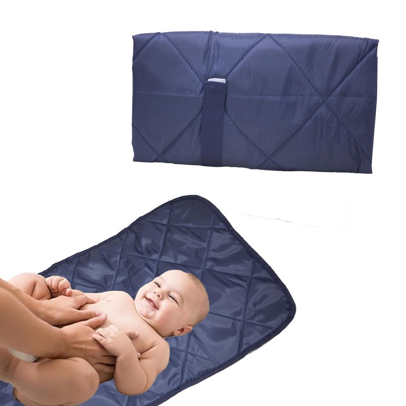 Motherly Reusable & Washable Oil Massage Mat for Newborn Baby, Portable Massage Pad, One-Hand Foldable Massage Mat, Bed Protector Water-Resistant Mat for Boys & Girls (72 x 42 cm, 0-12 Months) - Image 5