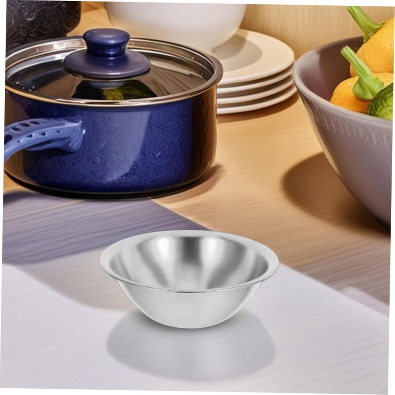 Stainless Steel V Shape Bowl For Salad Condiments And Hot Pot Noodles - Image 5