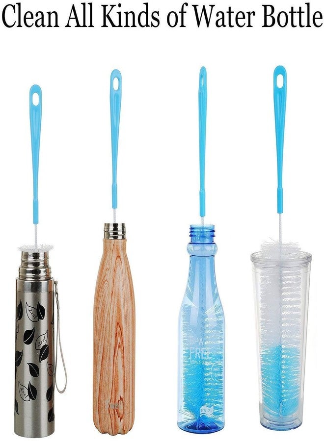 Prime hub Set of 2 Long Cleaning Brush Clean All standard Sizes Bottle Water, Tool Nylon ( blue, white) - Image 3