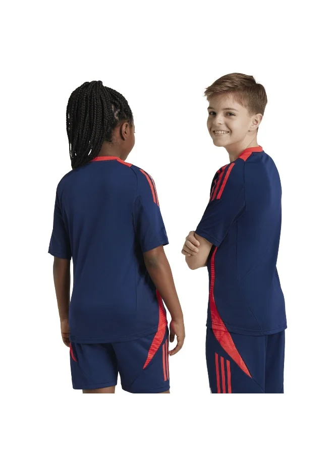 adidas Originals Mufc Tr Jsy Y Blue Football Jerseys For Kids Unisex 128