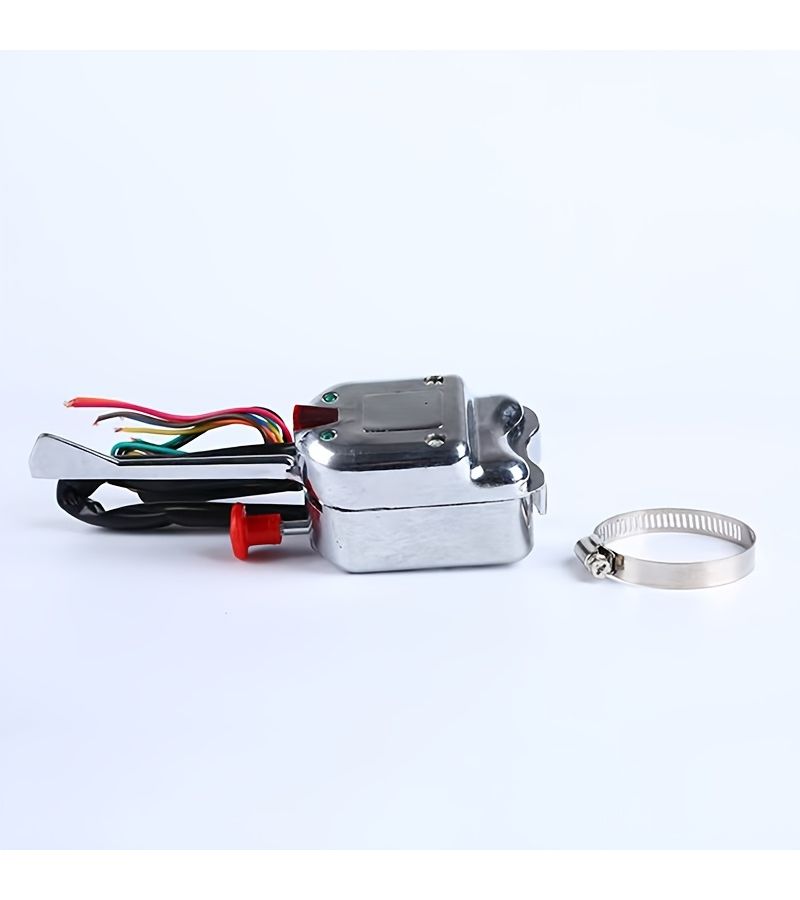 12V Universal Street Hot Rod Turn Signal Switch With Flasher Kit Suitable For Room Electrical Hard Wiring Front 1pc - Image 5