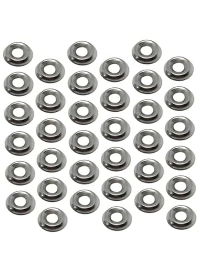 304 Stainless Steel Fisheye Washers 100pcs Polished Bowl Shaped Gaskets For Industrial Plumbing - Image 1