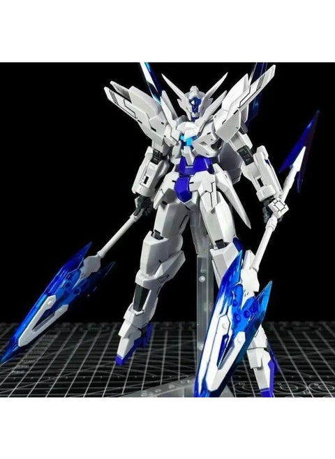 [9900 Collection] Freshmen Free HG Attacks Free MG Mecha Model Red Heresy Unicorn Assembled-Color:Transitional Gundam + Double Jian + Bracket / 袦 - One Model + Stickers + Color Box Packaging