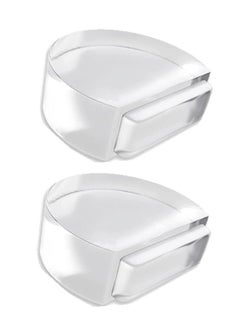 Generic Door Stop, Clear Door Stoppers Door Stoppers for Bottom of Door On Tile for Home Office School Door Silencer (2 Pack)  - Image 1