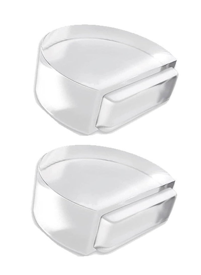 Generic Door Stop, Clear Door Stoppers Door Stoppers for Bottom of Door On Tile for Home Office School Door Silencer (2 Pack)  - Image 1