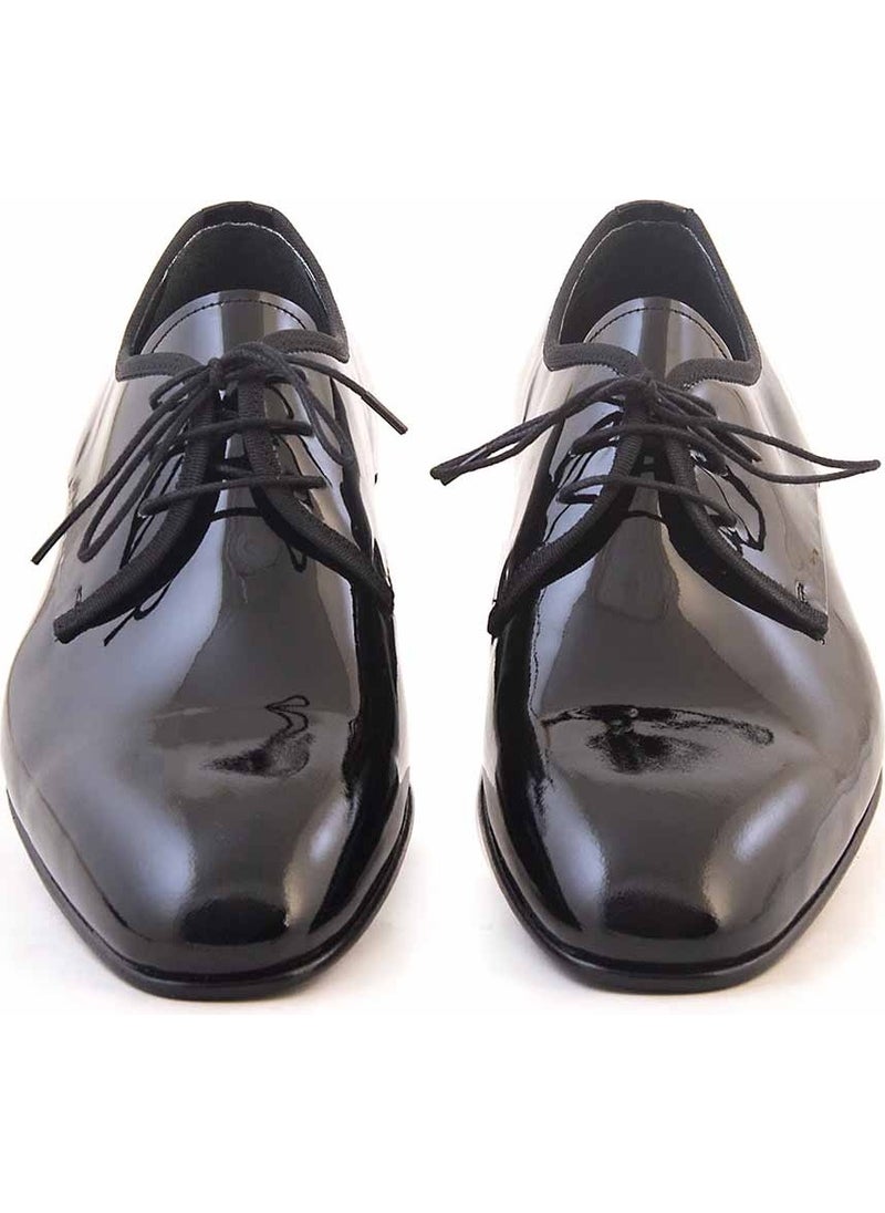 Kemal Tanca Gold Leather Laced Men's Classic Shoes 700  - Image 3