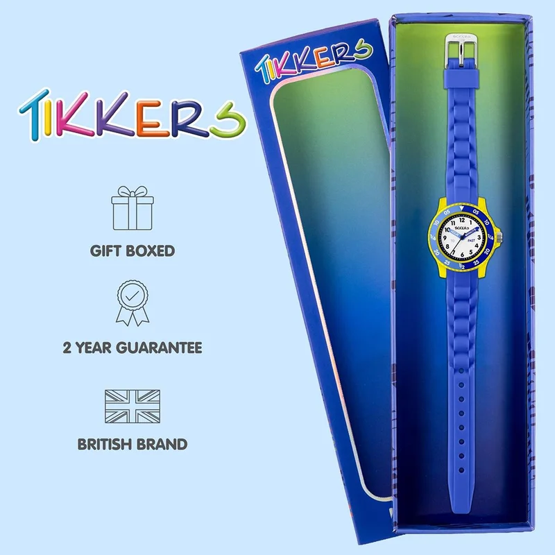Tikkers  Tikkers Blue Silicone strap Timer Teacher Watch - ATK1099 for Men | Best Price UAE