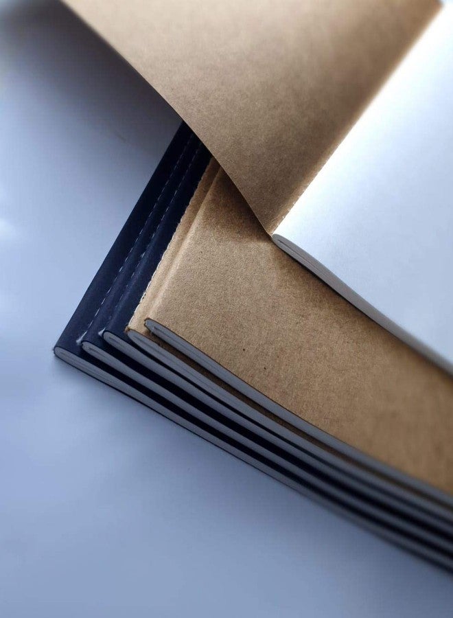 INNAXA A4 Size Kraft-notebooks (Brown+Black) - Image 3