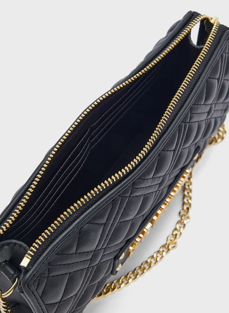 Love Moschino BLACK QUILTED PU BLACK QUILTED PU