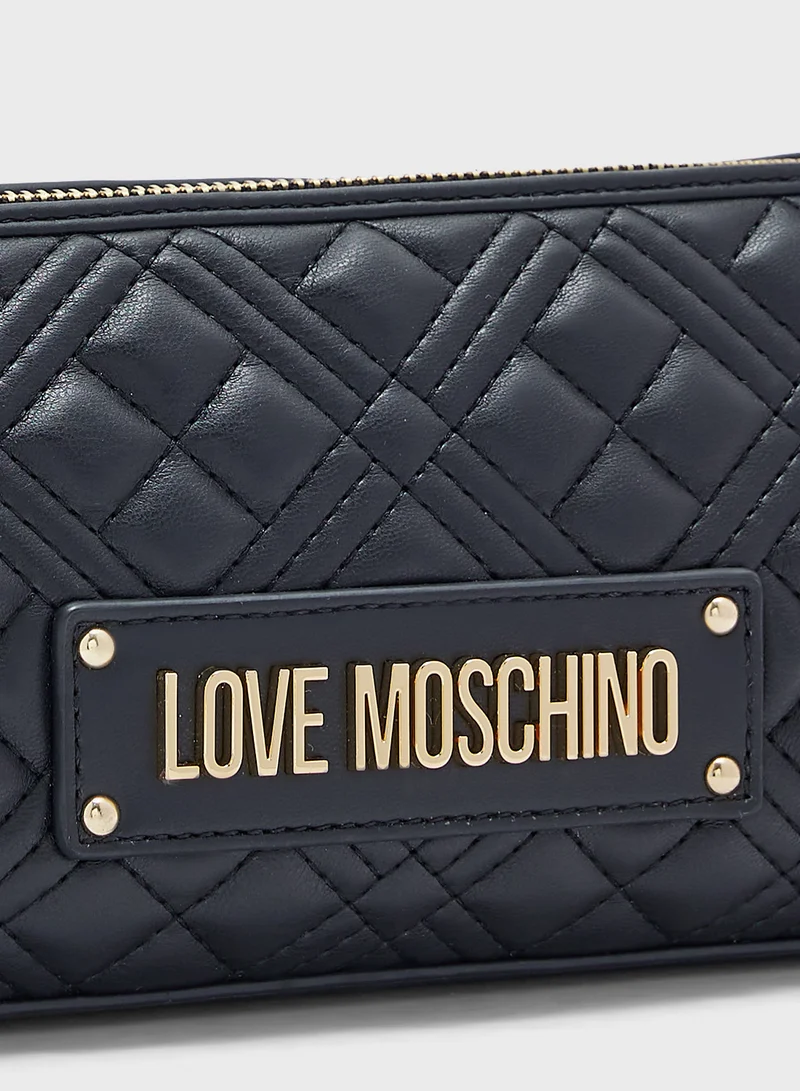 Love Moschino BLACK QUILTED PU BLACK QUILTED PU