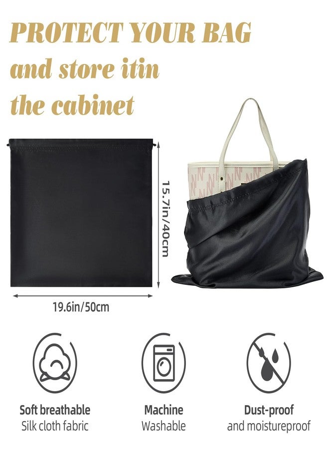 GDBEH 12 Pack Dust Bags for Purses and Handbags，Silk Purse Dust Bags for Storage， With Drawstring Large Dust Bags for Handbag， Dust Covers for Purse Shoes Boots - Image 2
