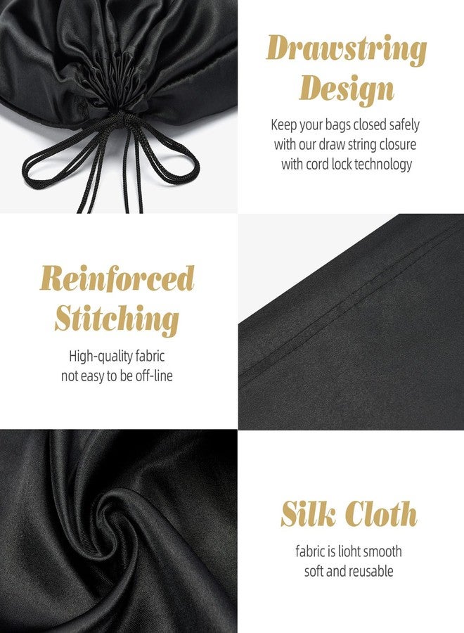 GDBEH 12 Pack Dust Bags for Purses and Handbags，Silk Purse Dust Bags for Storage， With Drawstring Large Dust Bags for Handbag， Dust Covers for Purse Shoes Boots - Image 3