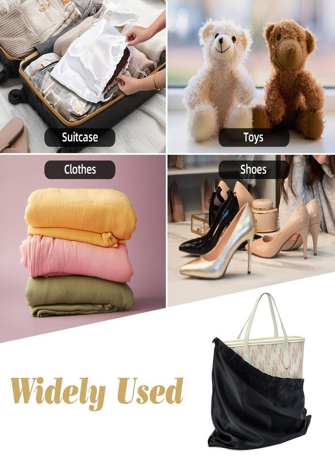 GDBEH 12 Pack Dust Bags for Purses and Handbags，Silk Purse Dust Bags for Storage， With Drawstring Large Dust Bags for Handbag， Dust Covers for Purse Shoes Boots - Image 5