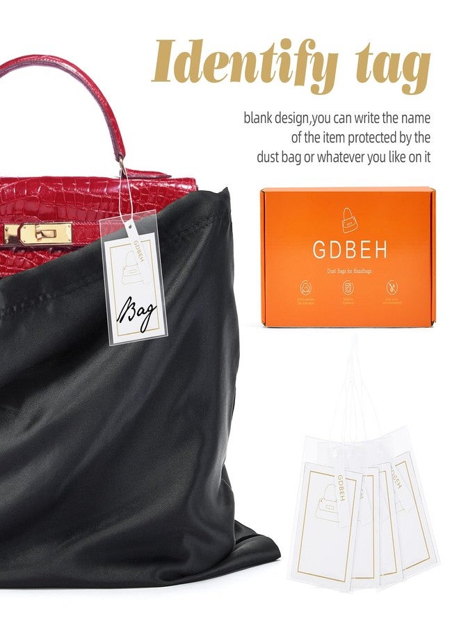 GDBEH 12 Pack Dust Bags for Purses and Handbags，Silk Purse Dust Bags for Storage， With Drawstring Large Dust Bags for Handbag， Dust Covers for Purse Shoes Boots - Image 4
