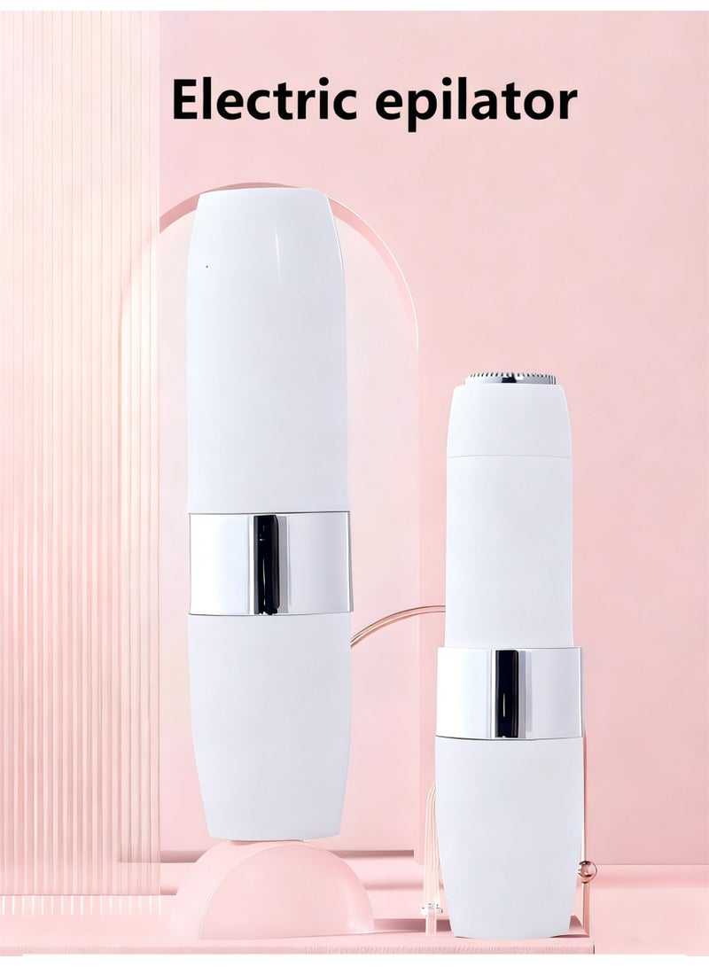 Joudi Mini Hair Remover With Smart Light, White - Image 1