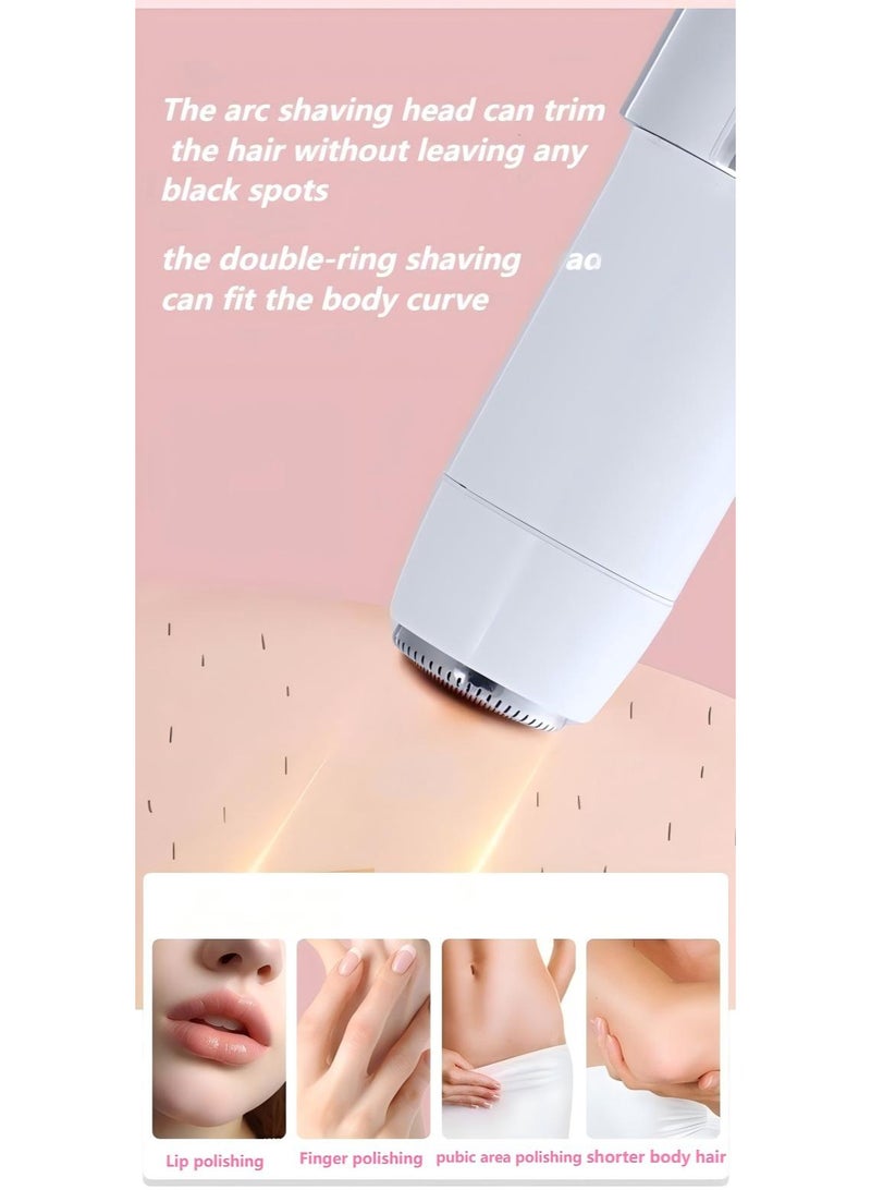 Joudi Mini Hair Remover With Smart Light, White - Image 4