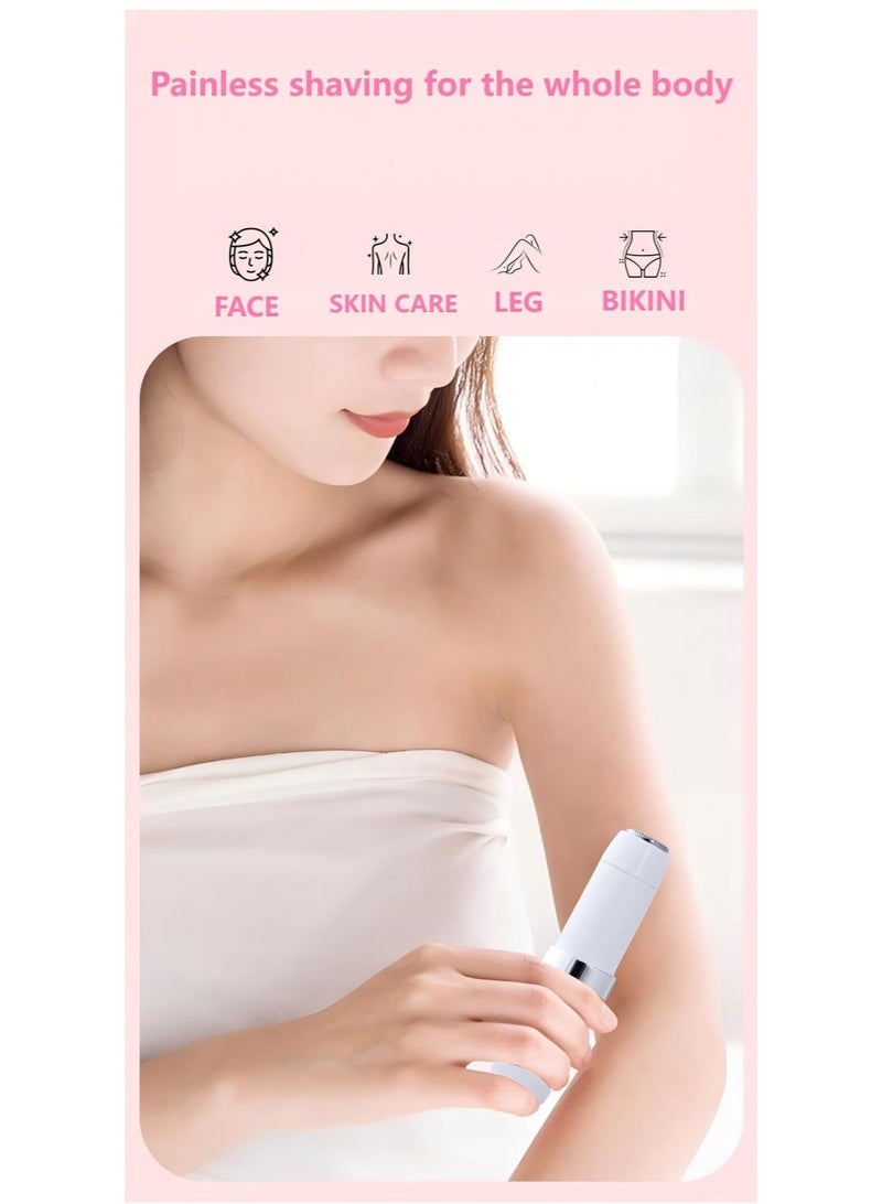Joudi Mini Hair Remover With Smart Light, White - Image 5