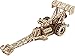 UGEARS Dragster Car Model Kit Top Fuel Dragster Model Kits 3D Puzzle with Powerful Spring Motor Drag Racing Model Car Kits 3D Puzzles for SelfAssembly 3D Wooden Puzzles for Adults and Kids - Image 2