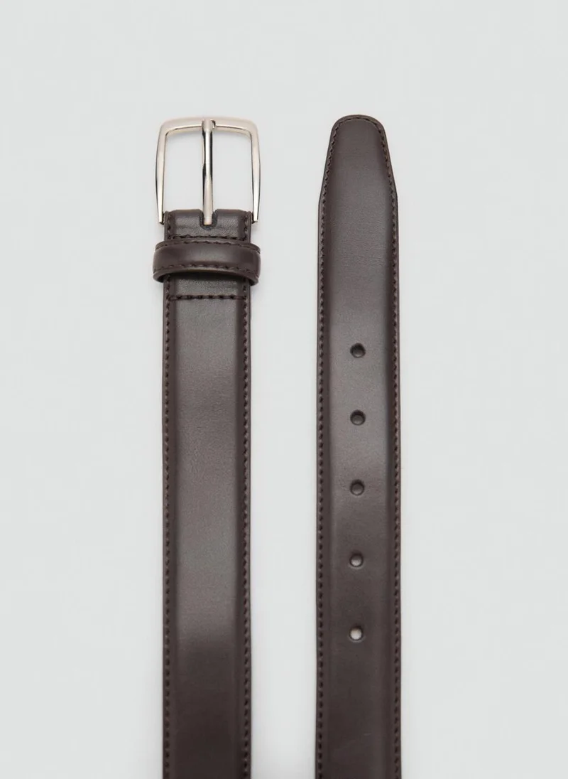 Mango Man Nappa Leather Belt