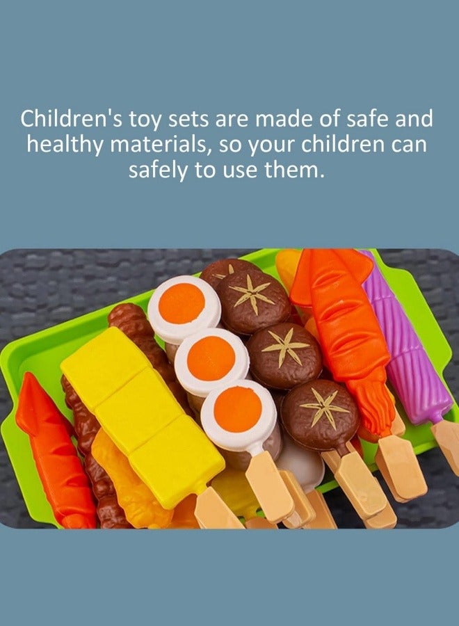 27 Pcs Simulation Barbecue Toy Children Kitchen Toy Simulation Barbecue Pretend Play Set Kitchen Barbecue Role Play Toy Set Kitchen Cooker Early Education Game For Children Boys Girls - Image 3