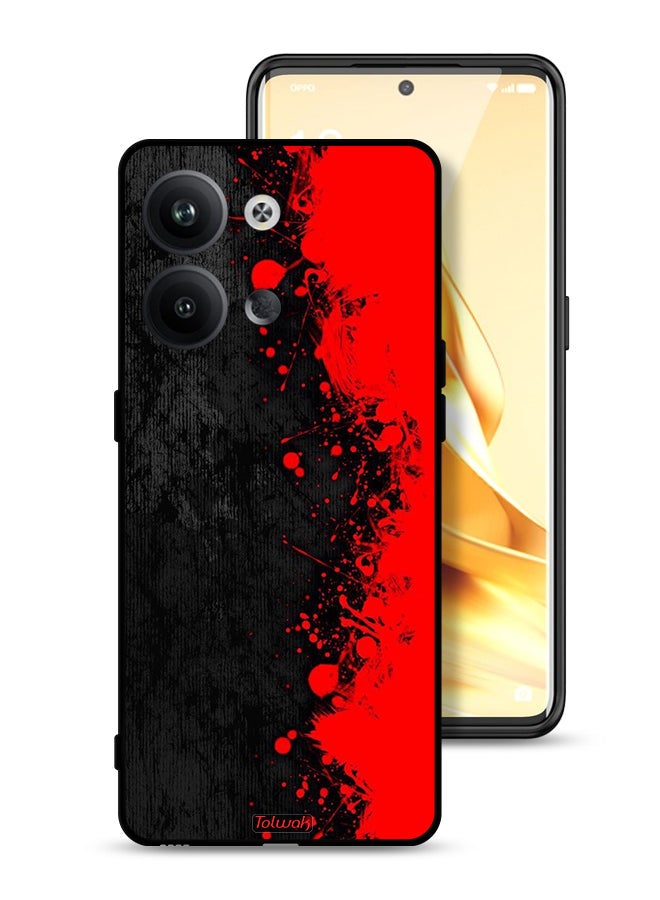 Tolwak Oppo Reno9 Pro 5G Protective Case Cover Paint Abstract Pattern - Image 1