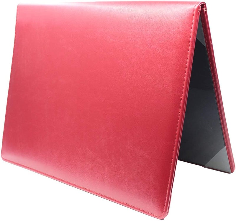 NJ OVERSEAS Diploma Holder,Certificate Folder,Degree Cover,Red Leather Certificate Holder-Document Holder Perfect For A4 Paper Size Graduation Gifts,Restaurant Menu Cover : Red 1 Pc. - Image 1