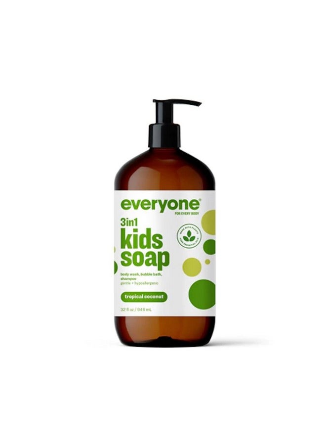 Everyone Soap For Every Kid 3 In 1 Head To Toes Variety Pack (Lavender Lullaby Orange Squeeze Tropical Coconut Twist) 32 Oz  - Image 4