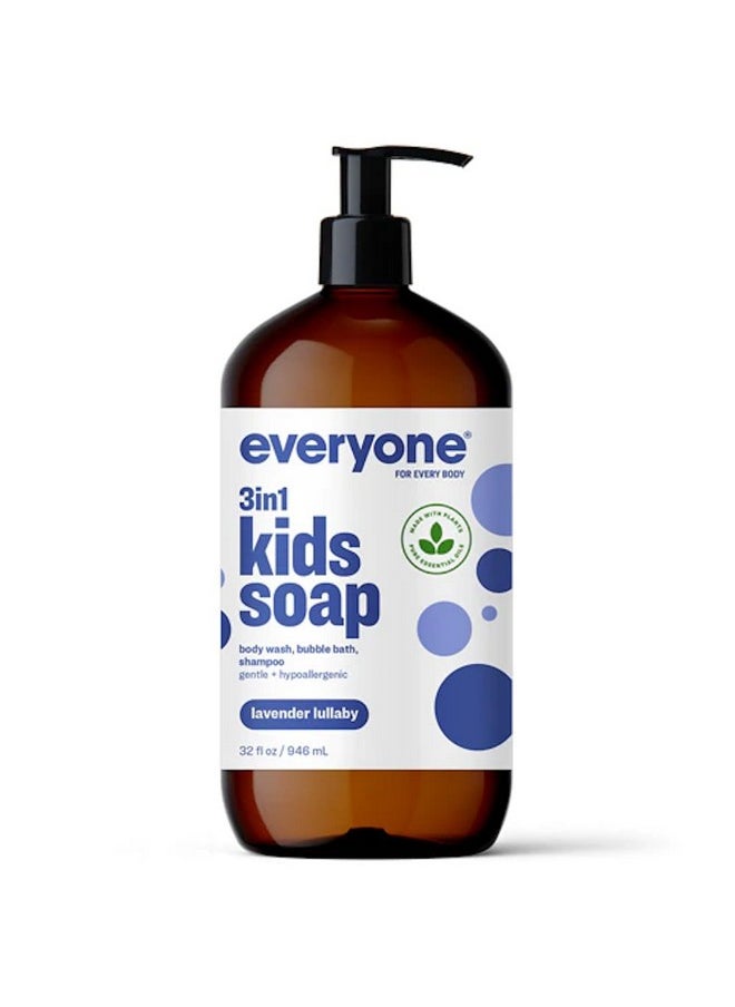 Everyone Soap For Every Kid 3 In 1 Head To Toes Variety Pack (Lavender Lullaby Orange Squeeze Tropical Coconut Twist) 32 Oz  - Image 3