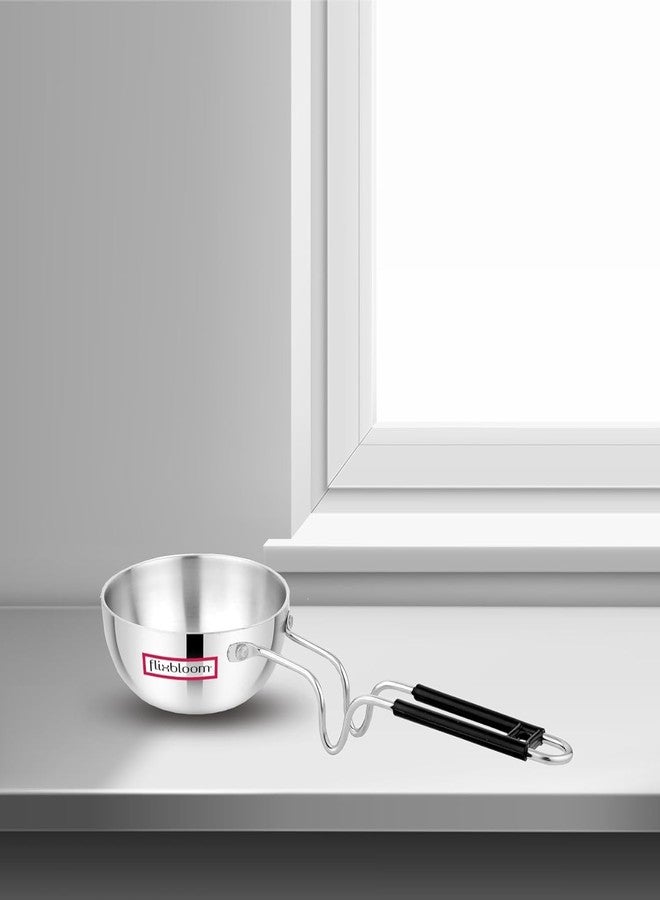 Flixbloom Kitchen Collection Mini Aluminium LPG Friendly Delight Tadka Pan (to add Seasoning Dal/Vegetable etc.) Made in India - Image 2