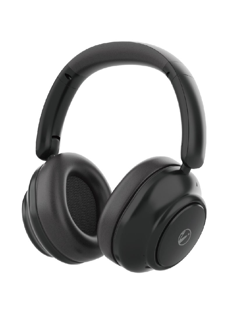 NYORK HS859 Active Noise Cancelling Headphones with Multiple Modes, Hi-Res Sound, 24H Playtime, Fast Charge, Soft Earcups, Bluetooth Headphones, Travel Black  - Image 1