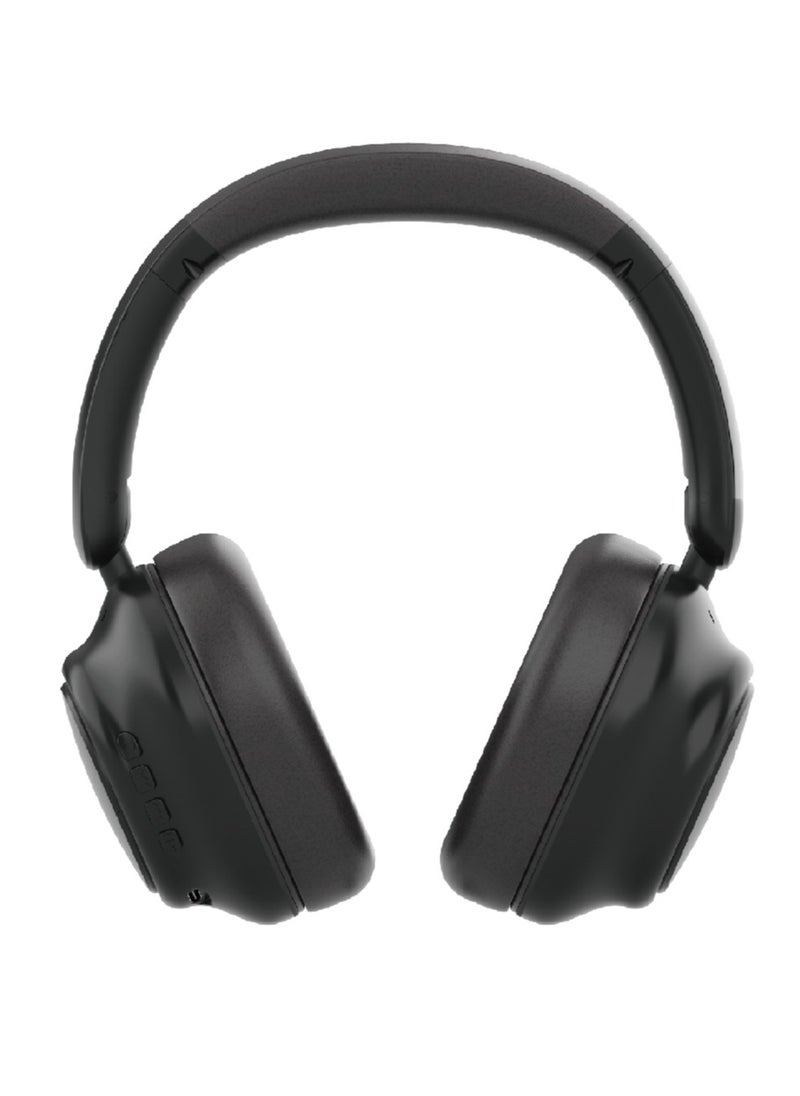 NYORK HS859 Active Noise Cancelling Headphones with Multiple Modes, Hi-Res Sound, 24H Playtime, Fast Charge, Soft Earcups, Bluetooth Headphones, Travel Black  - Image 3