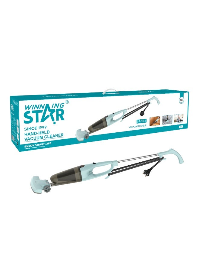 Winning Star Vacuum Cleaner, 800ml Capacity, Dry Use, HEPA Filter, Suitable for Floors, Carpets & Cabinets, 400W, Turquoise, Model: ST-5050 - Image 5