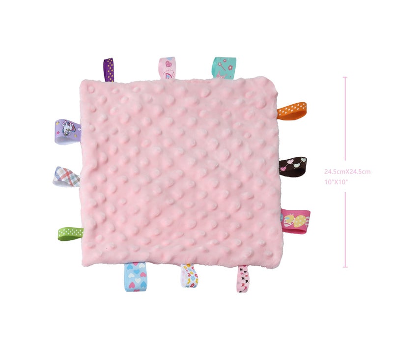 CREVENT Soft Plush Animal Face Security Blankets for Boys and Girls, Great Gifts for Birthday Baby Shower (Hugging Bunny + Tag) - Image 5