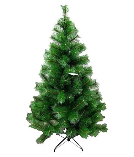 PartyFlex PartyFlex Artificial Christmas Pine Tree with Iron Legs 5 feet Green for Christmas Decorations  - Image 1