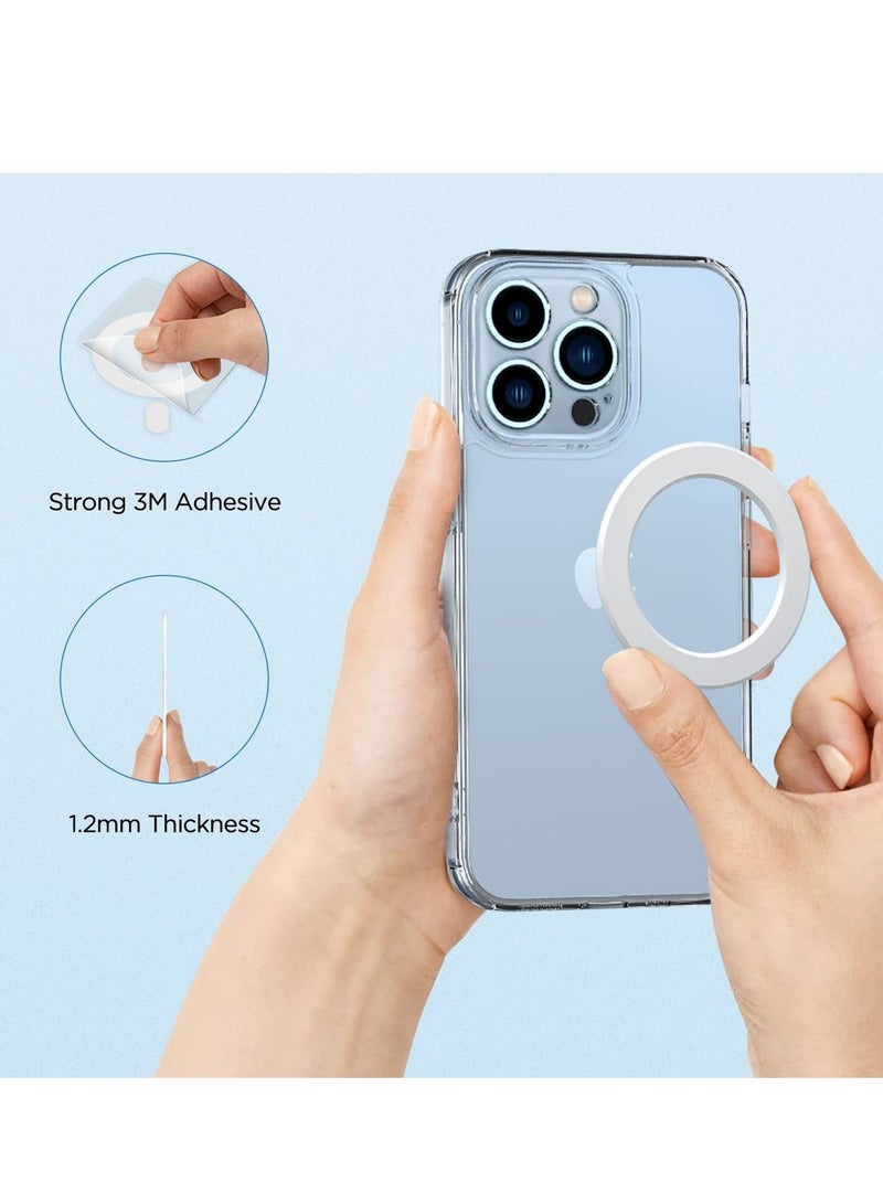 كاست ويف حلقة مهايئ مغناطيسي 2 عبوة ، ملصق مغناطيسي عالمي متوافق مع ملحقات ماجسيف للشحن اللاسلكي - Image 5