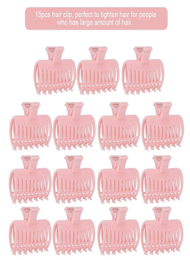 yuyte 15Pcs/Set Hair Rollers Curlers & Clips - Hair Claw Clamps & Claws - Hairdressing Tool - Image 3