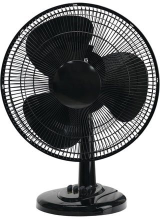 Oscillating Table Fan with Adjustable Tilt, Convenient Push Button Controls, Quiet, 16 inch, 3 Speed, Desk Fan, Airflow 15.75 ft/sec, Ideal for Home, Bedroom, Dorm & Office (Black) - pzsku/ZB192C5F7E6F87CDD984CZ/45/1748419337/ebb9c1e5-adde-4f4c-b05c-def0e83e0ae2