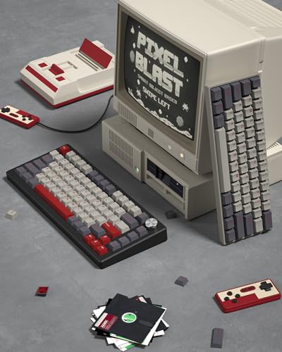 COSTOM Womier Double Shot PBT Keycaps Set 138 Keys, Cherry Profile Custom Keycaps 60 65 75 100 Percent for 61/64/68/84/87/100/104/108 Retro Gaming Mechanical Keyboard, Purple Gray - Image 3