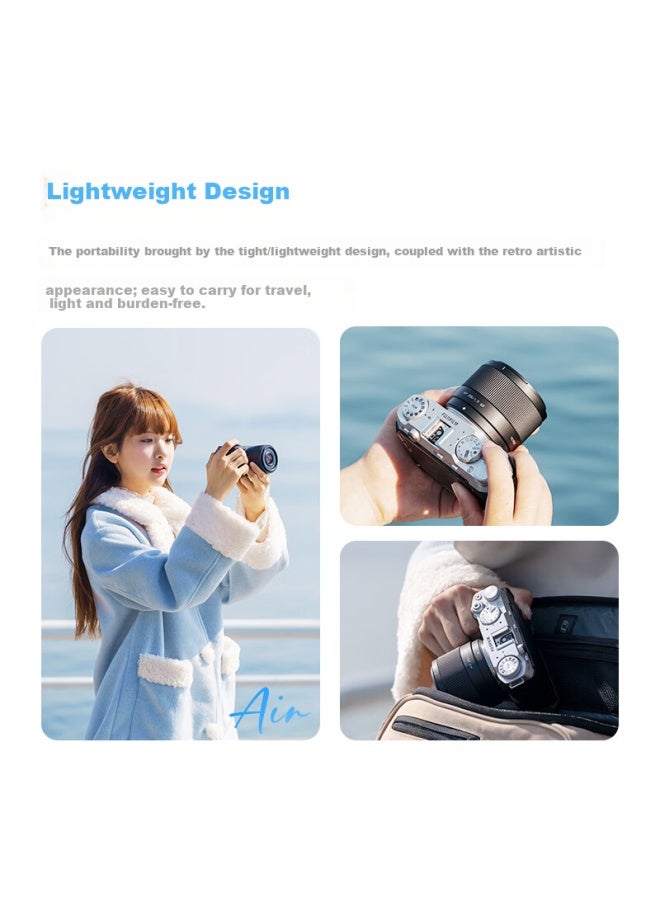 VILTROX عدسة فيلتروكس AF 25 مم F1.7 Z تركيب نيكون بفتحة كبيرة وتركيز تلقائي عدسة رئيسية شاملة، مناسبة لكاميرات Z30 وZ50 وZfc وZ50II بدون مرآة وDSLR - Image 4